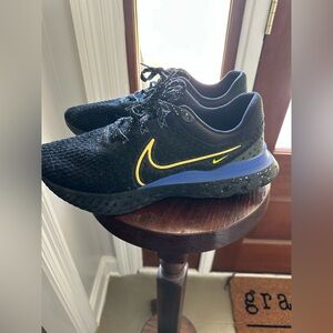 Nike React Infinity Run 3 Black Blue Mens Running Shoes DZ4845-001 Size 12